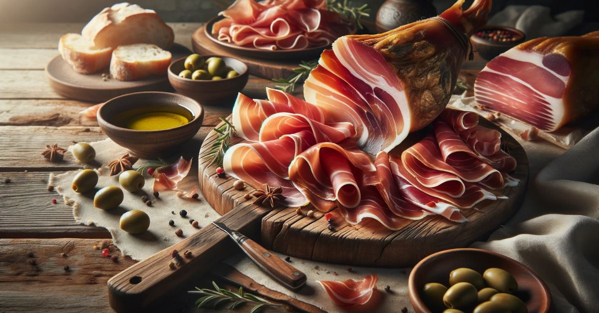 Skiveskårret serrano skinke